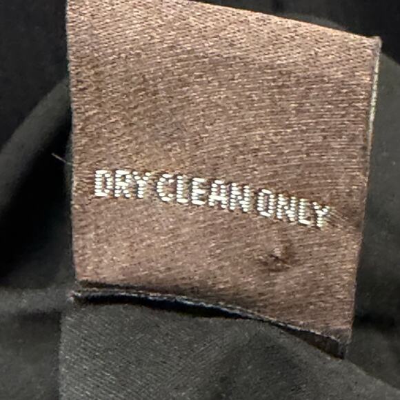 J McLaughlin Fanning Jacket Womens L Black Braided Trim Pockets Preppy Classic - Picture 12 of 13